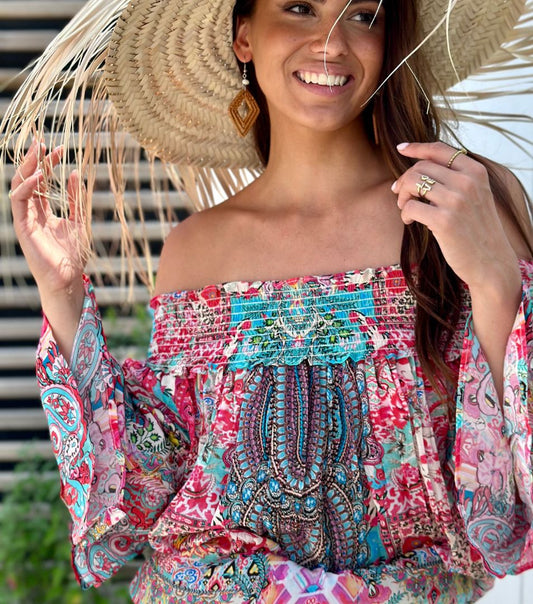 Jessie Off shoulder Top Tulum